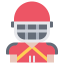 American football player icon 64x64