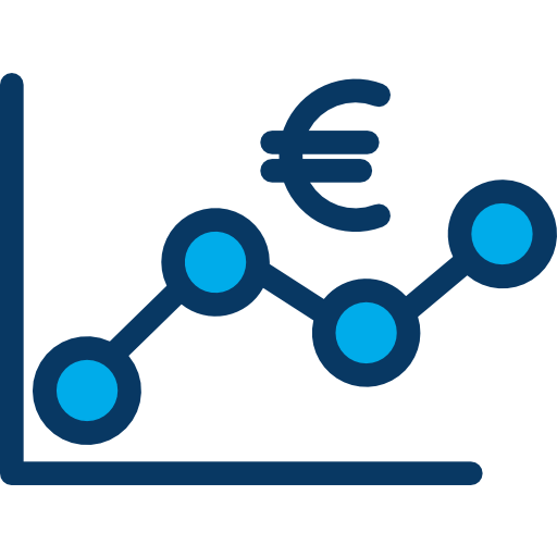 Line chart icon