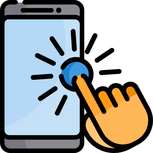 Touch screen icon
