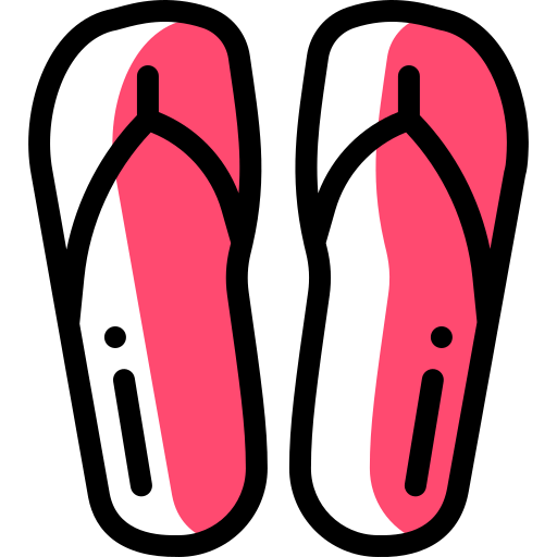 Flip flops icon