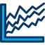 Line chart icon 64x64