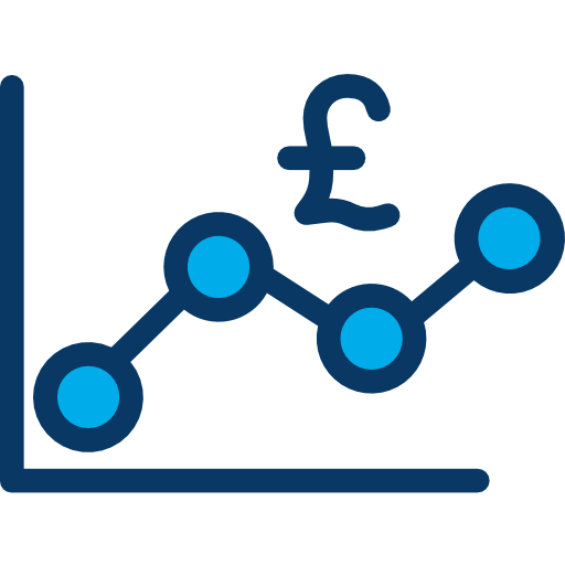 Line chart icon