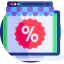 Online shopping icon 64x64