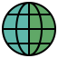 Globe icon 64x64