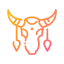 Bull skull icon 64x64