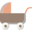 Baby stroller icon 64x64