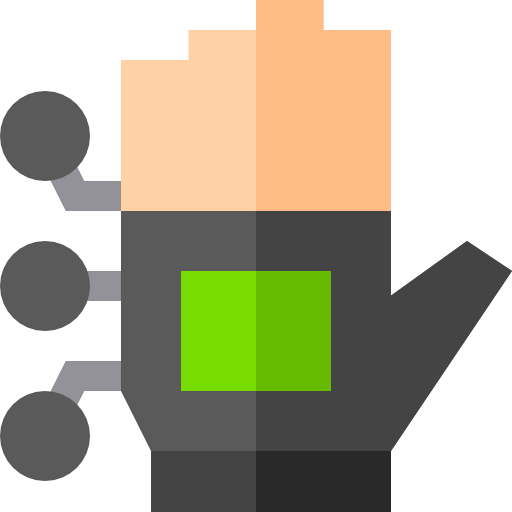 Wired gloves icon