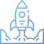 Запуск ракеты иконка 64x64