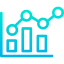 Bar chart icon 64x64