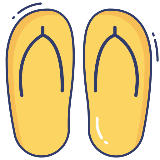 Flip flops icon