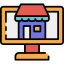 Online shop icon 64x64