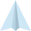 Paper plane icon 64x64