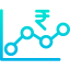 Line graph icon 64x64