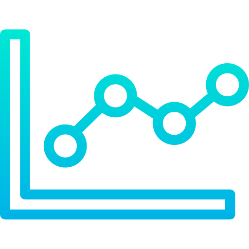 Line chart icon