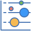 Bubble graph ícone 64x64