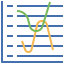 Scatter graph Symbol 64x64