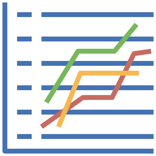Scatter graph icon
