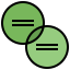 Linear venn icon 64x64