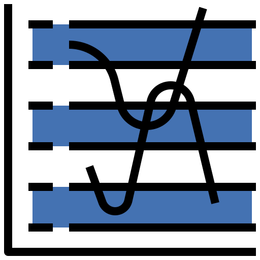 Scatter graph icon