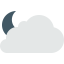 Cloudy night icon 64x64