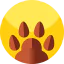 Paw print icon 64x64