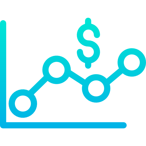 Line chart icon