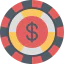 Poker chip icon 64x64
