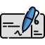 Cheque icon 64x64