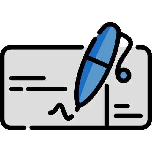 Cheque icon