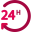 24 hours icon 64x64