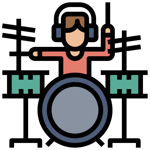 Drum set icon