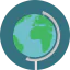 Earth globe icon 64x64