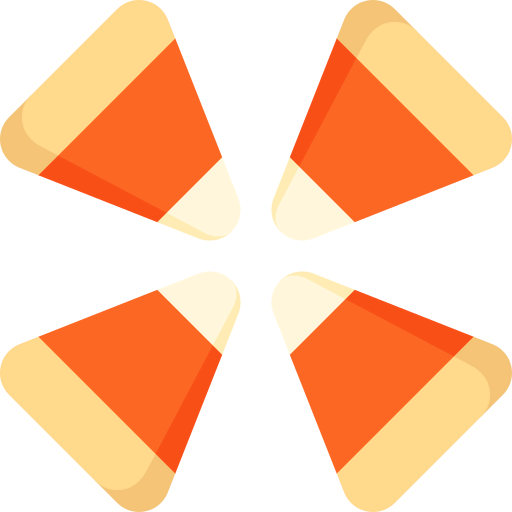 Candy corn icon