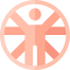 Vitruvian man icon 64x64