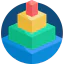 Pyramid chart Ikona 64x64