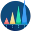 Pyramid chart Ikona 64x64