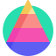 Pyramid chart Ikona 64x64