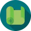 Yoga mat icon 64x64