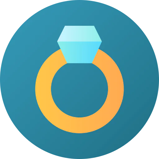 Diamond ring icon