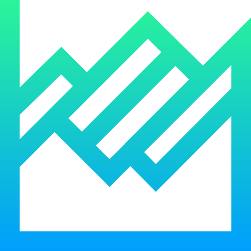 Line chart icon