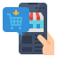 Online shop icon 64x64