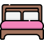 Double bed biểu tượng 64x64