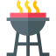 Charcoal grill icon 64x64