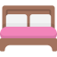 Double bed biểu tượng 64x64