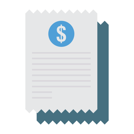 Receipt icon