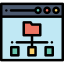 Hierarchical structure icon 64x64