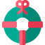 Christmas wreath icon 64x64
