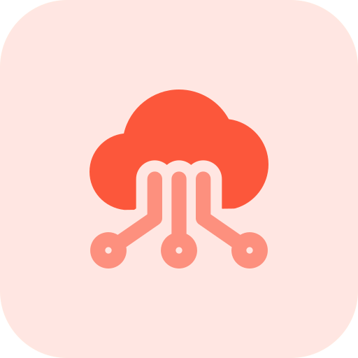 Cloud network icon