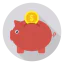 Piggy bank icon 64x64