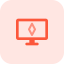 Computer screen icon 64x64